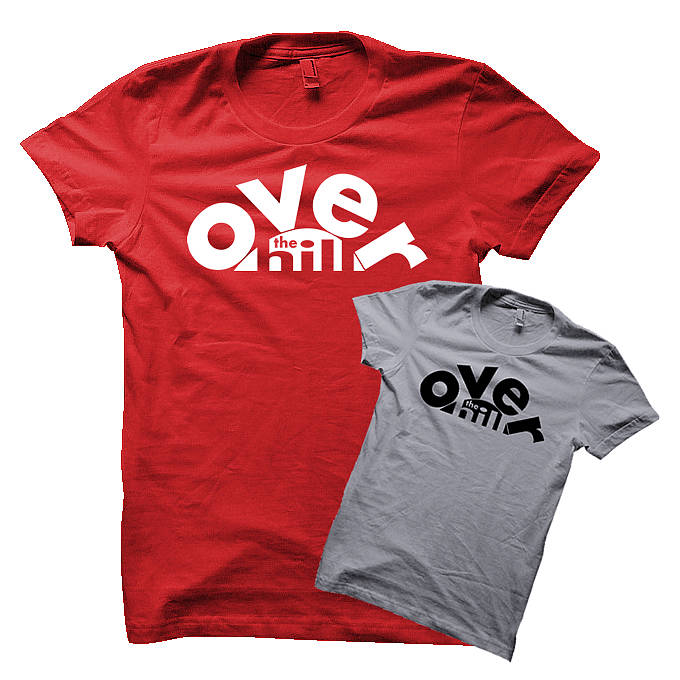 men's 'over the hill' t shirt by flaming imp | notonthehighstreet.com