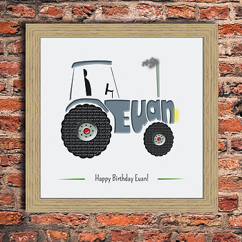 Personalised Tractor Picture, 4 of 5