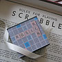 Personalised Handmade Vintage Scrabble Cufflinks, thumbnail 4 of 5