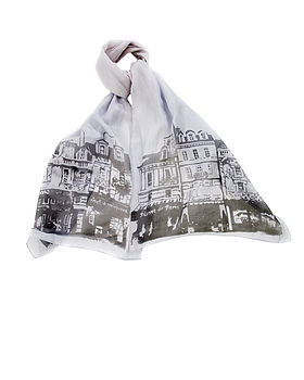 The Streets Of Paris Silk Scarf, 2 of 7