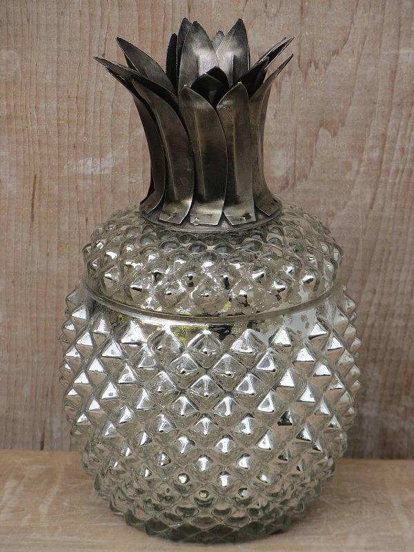 Glass Pineapple Jar By horsfall & wright