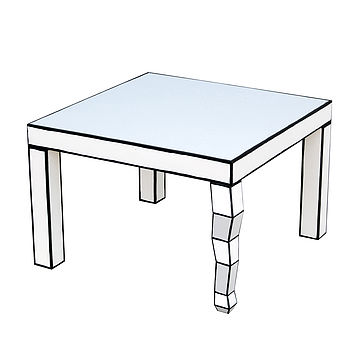 cartoon table side notonthehighstreet interiors there