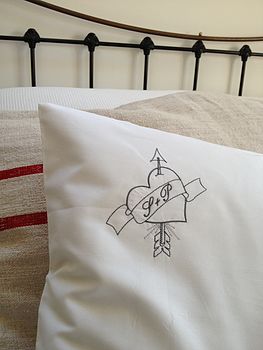 Personalised Heart Pillow Case, 2 of 6