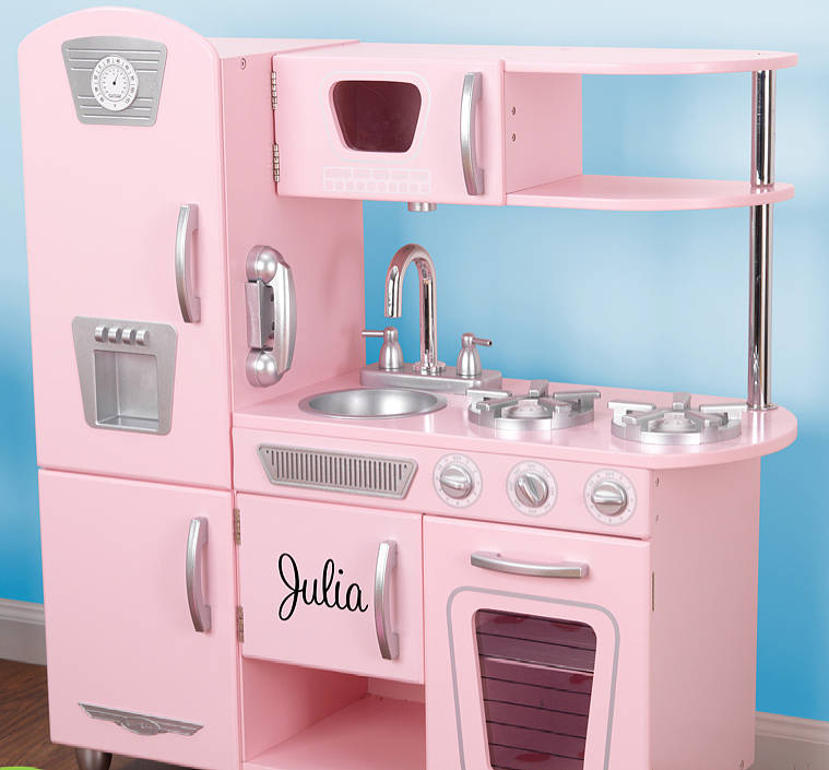 personalised retro play kitchen by letteroom | notonthehighstreet.com