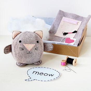 Sew Your Own Kitten Beginners Craft Kit, 8 of 9
