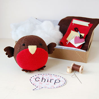 Sew Your Own Robin Beginners Craft Kit, 7 of 9
