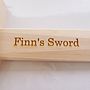 Personalized Handcrafted Wooden Sword, thumbnail 4 of 4