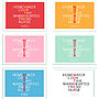 Mother's Day Word For Word Personalised Print, thumbnail 3 of 4