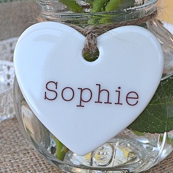 10 Personalised Name Hearts, 3 of 6