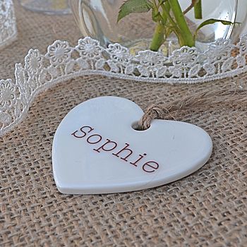 10 Personalised Name Hearts, 5 of 6