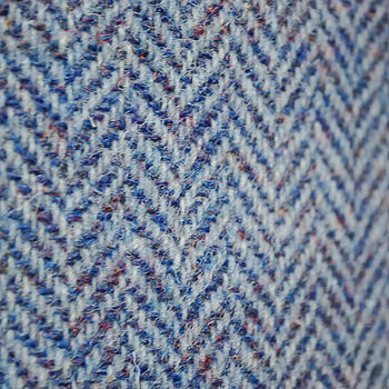 Blue Herringbone Harris Tweed Lampshade, 4 of 7