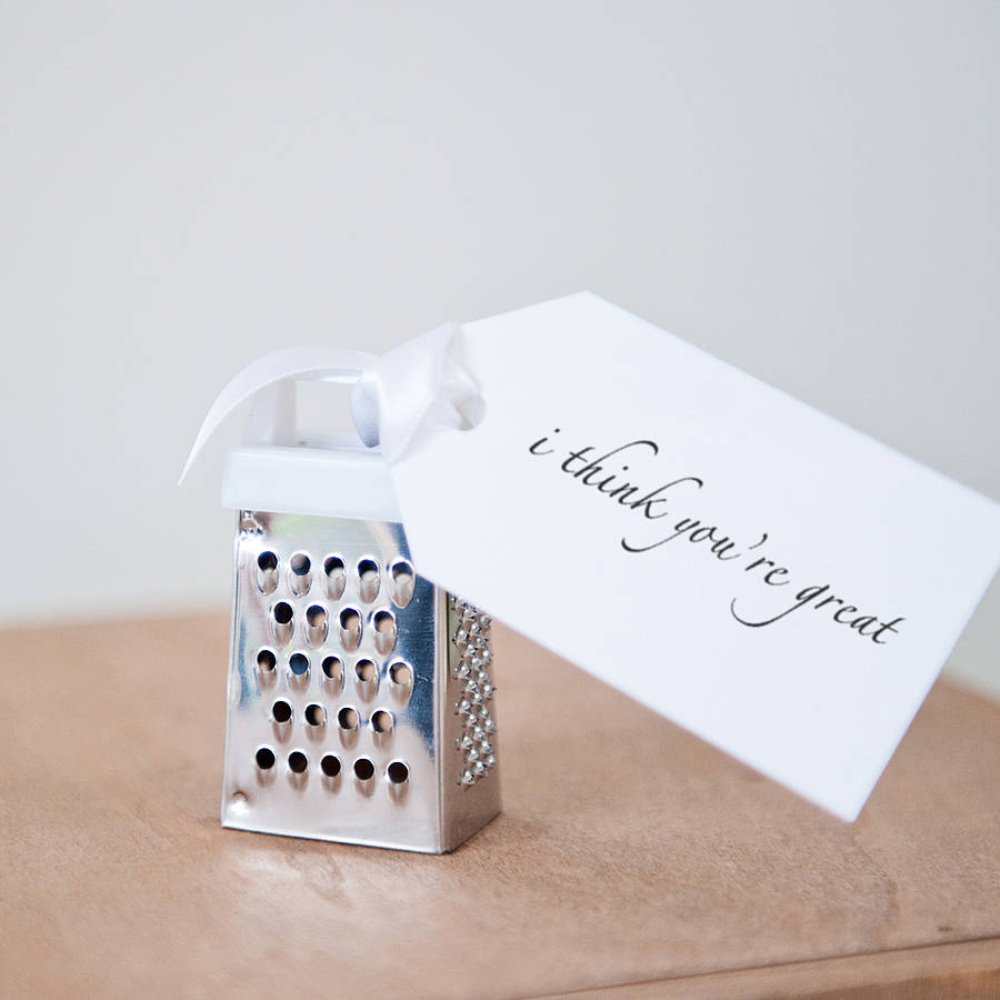 I Think You're Great Valentine's Day Mini Grater, 1 of 3