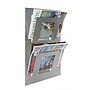 Wall Mounted Two Tier Magazine Rack, thumbnail 4 of 7