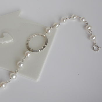 Handmade Personalised Pearl Bracelet, 2 of 8