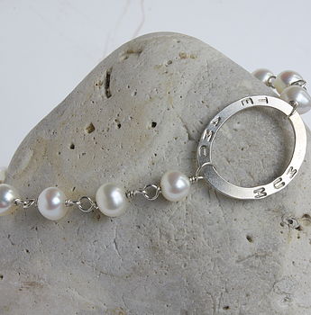 Handmade Personalised Pearl Bracelet, 5 of 8