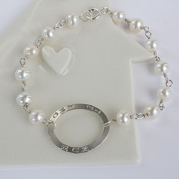 Handmade Personalised Pearl Bracelet, 6 of 8
