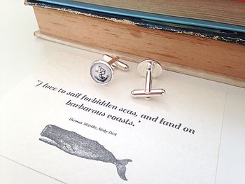 'I Love To Sail' Anchor Cufflinks, 2 of 4