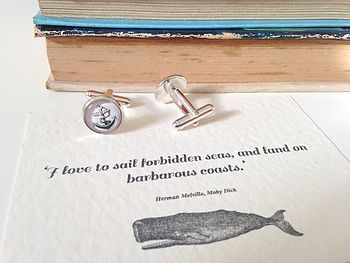 'I Love To Sail' Anchor Cufflinks, 4 of 4