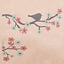 Personalised Dark Cherry Blossom Gift Bag, thumbnail 2 of 3