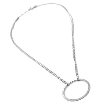 Infinity Circle Pendant Necklace, 7 of 7