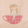 Personalised Girl In Cup Gift Bag, thumbnail 2 of 3