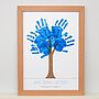 Personalised Hand Print Tree Poster, thumbnail 6 of 8