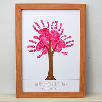 Personalised Hand Print Tree Poster, 8 of 8