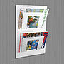 Wall Mounted Two Tier Magazine Rack, thumbnail 1 of 7