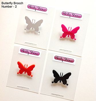 Butterfly Brooch Various Colours & Designs, 2 of 9