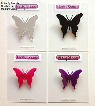 Butterfly Brooch Various Colours & Designs, 4 of 9