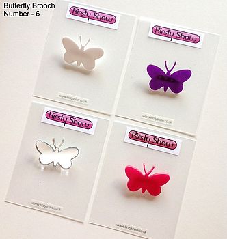 Butterfly Brooch Various Colours & Designs, 6 of 9