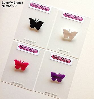 Butterfly Brooch Various Colours & Designs, 7 of 9