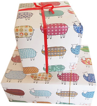 Colourful Sheep Wrapping Paper, 6 of 6