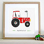 Personalised Tractor Picture, thumbnail 1 of 5