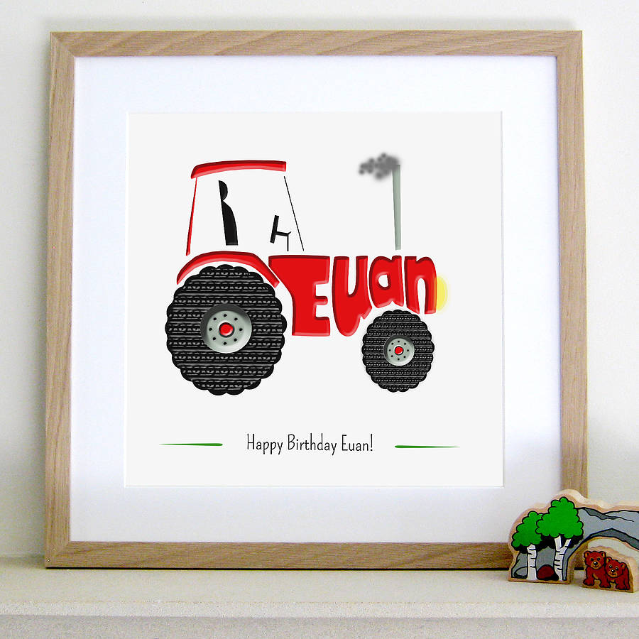 Personalised Tractor Picture, 1 of 5