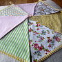 Spring Gingham And Floral Bunting, thumbnail 2 of 3