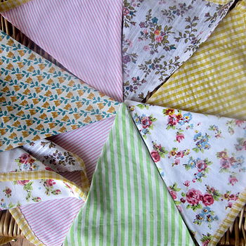 Spring Gingham And Floral Bunting, 3 of 3