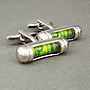 Spirit Level Cufflinks, thumbnail 2 of 2