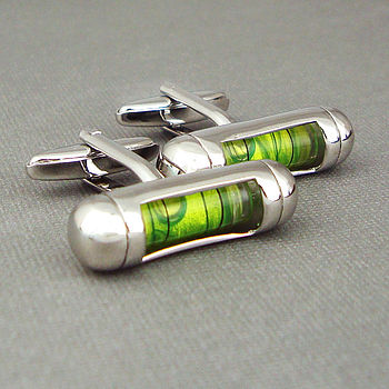 Spirit Level Cufflinks, 2 of 2