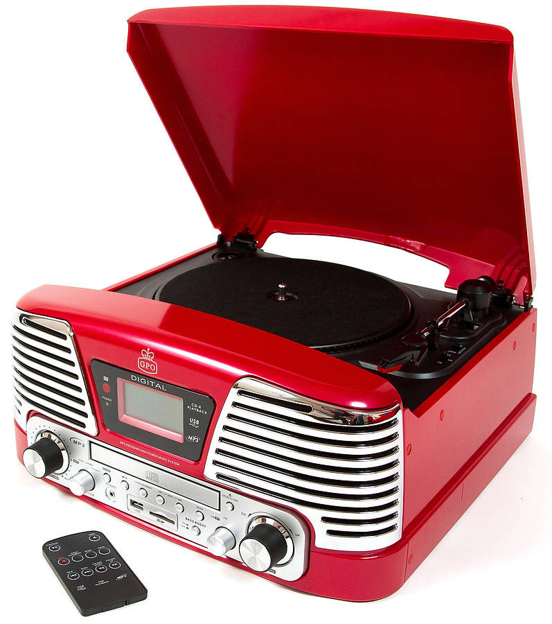 Gpo Memphis Retro Style Vinyl Record Player By ProTelX Ltd ...