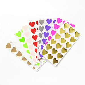 Heart Stickers By Peach Blossom