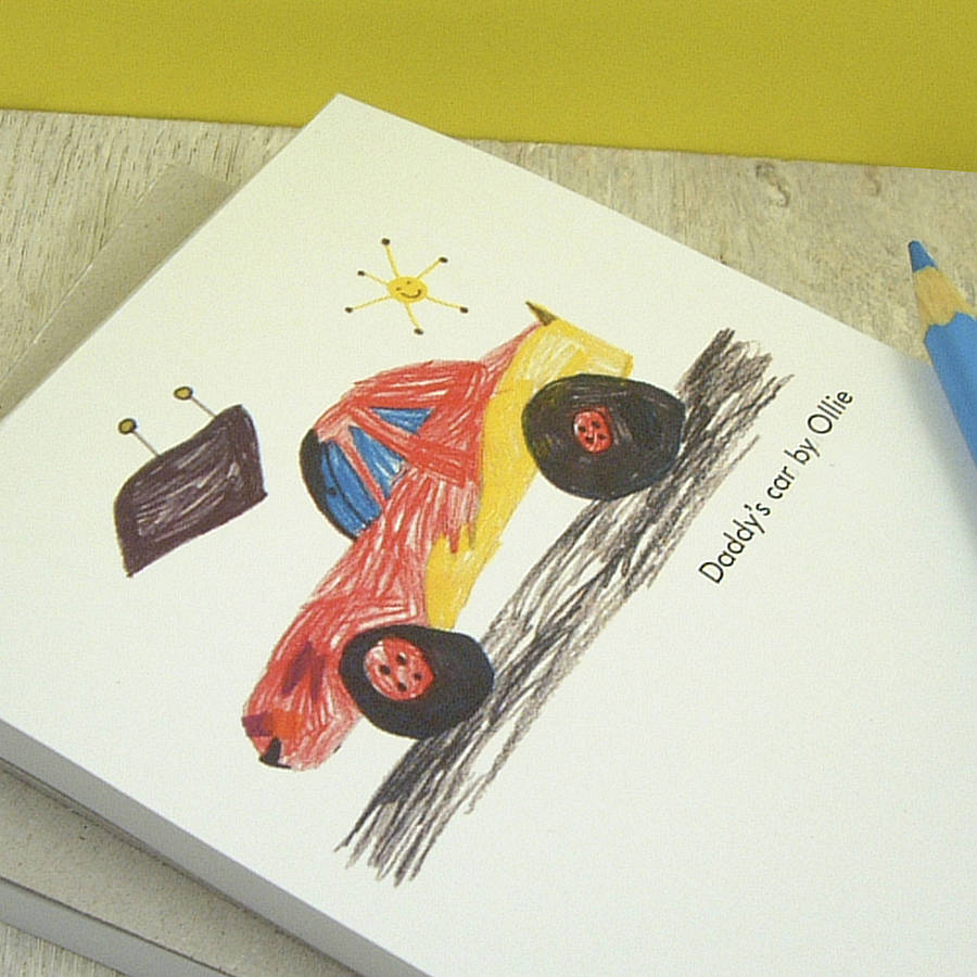Personalised child s drawing notepad by xoxo notonthehighstreet