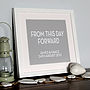 Personalised 'From This Day' Wedding Canvas, thumbnail 1 of 12