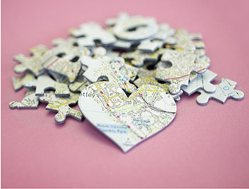 Personalised Location 'Love You' Map Jigsaw, 3 of 7