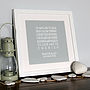 Personalised Wedding Vows Canvas Print, thumbnail 2 of 12