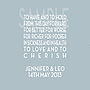 Personalised Wedding Vows Canvas Print, thumbnail 6 of 12