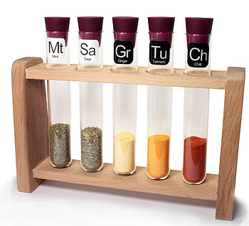 Scientific Spice Rack With Spices, 3 of 7