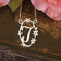 Handmade Decorative Initial Necklace, thumbnail 4 of 11