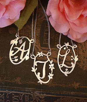 Handmade Decorative Initial Necklace, 6 of 11