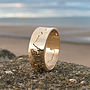Personalised Gold Coastline Ring, thumbnail 1 of 9